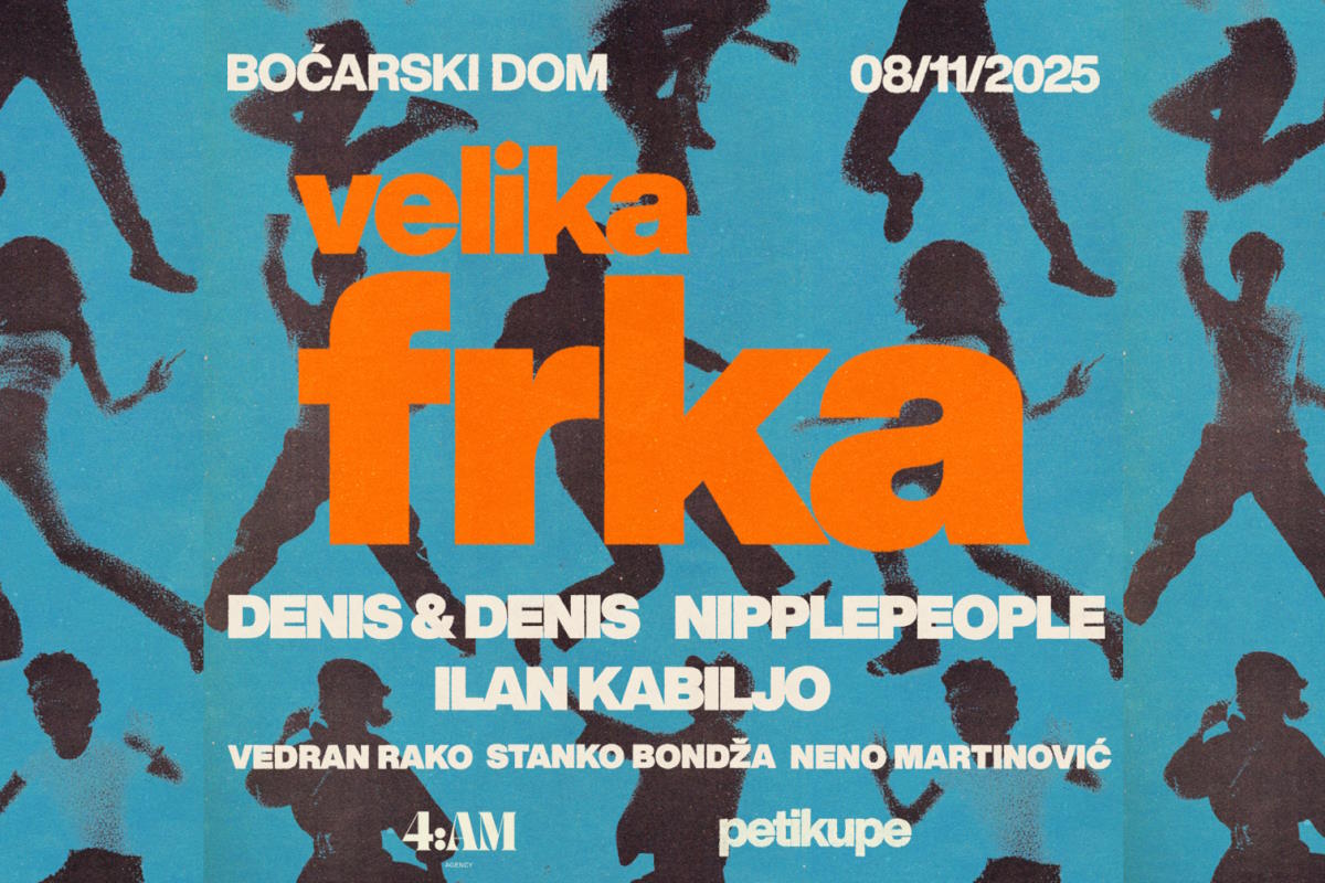 FRKA slavi prvi rođendan 8. studenoga u Boćarskom domu: Nipplepeople, Ilan Kabiljo i Denis & Denis zajedno na pozornici!
